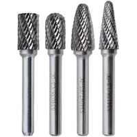 CBHP-4 Premium Carbide Bur Set, 4 Pieces Sécurité Médic