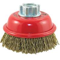 MAXI-CRIMPED Premium Crimped Wire Cup Brush Sécurité Médic