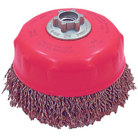 MAXI-CRIMPED Premium Crimped Wire Cup Brush Sécurité Médic