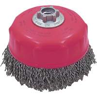 MAXI-CRIMPED Premium Crimped Wire Cup Brush Sécurité Médic