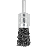 E050-20 Shaft Mounted Crimped End Brush, 1/2", 0.02" Fill, 1/4" Shank Sécurité Médic