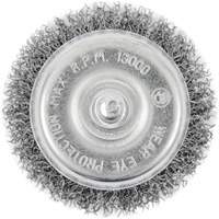 Shaft Mounted Crimped Cup Brush Sécurité Médic