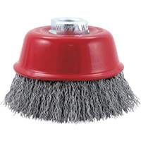 Crimped Cup Brush, 3-1/4", 0.014" Fill Sécurité Médic