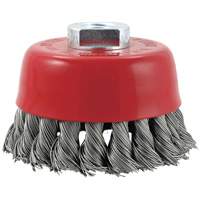 CK3201M14 High Performance Knot Twisted Cup Brush, 3" Dia. Sécurité Médic