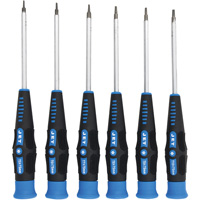 Jeu de tournevis de pr&eacute;cision Torx, 6 Sécurité Médic