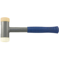 Heavy-Duty Soft-Face Dead Blow Hammer, 2.25 lbs. Head Weight, Polyurethane Face, Tubular Steel Handle Sécurité Médic
