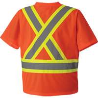 5994 T-shirt de s&eacute;curit&eacute; haute visibilit&eacute;, Polyester, 2T-Grand, Orange haute visibilit&eacute; Sécurité Médic