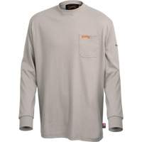 333 Chemise en coton &agrave; manches longues ignifuge, 2T-Grand, Gris Sécurité Médic