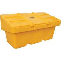 Salt Sand Container SOS, With Hasp, 72" x 36" x 36", 36 cu. Ft., Yellow Sécurité Médic
