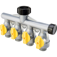 HiFlo Metal 4-Way Hose Valves Sécurité Médic