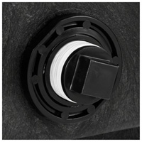 Stock Tank, 69" D x 63.25" W x 25" H, 2500 lbs. Capacity, Black Sécurité Médic