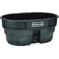 Stock Tank, 39" D x 58" W x 25" H, 1200 lbs. Capacity, Black Sécurité Médic