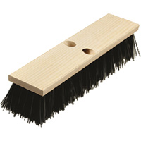 Heavy-Duty Street Broom, 14", Coarse/Stiff, Polypropylene Bristles Sécurité Médic