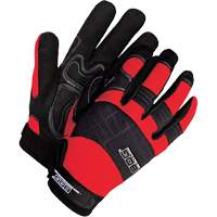 Gants performants &agrave; usage intensif avec paumes coussin&eacute;es, Taille Grand, Paume Synth&eacute;tique Sécurité Médic
