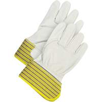 Classic Fitter Gloves, Large, Grain Cowhide Palm, Fleece Inner Lining Sécurité Médic