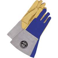 MIG & TIG Welding Gloves, Grain Deerskin, Size Large Sécurité Médic