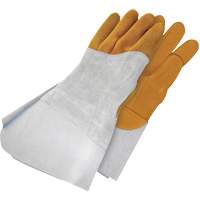 Gander Brand Reverse Grain TIG Welder Gloves, Grain Deerskin, Size 10 Sécurité Médic