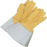 Gander Brand Reverse Grain TIG Welder Gloves, Grain Deerskin, Size 10 Sécurité Médic