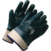 Gants enduits Deny avec poignet de s&eacute;curit&eacute;, Taille unique, R&ecirc;vetement Nitrile, Enveloppe en Coton Sécurité Médic