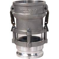Cam & Groove In-Line Sight Glass Coupler x Adapter Sécurité Médic