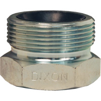 Boss Ground Joint Spud, Steel, 1", Female NPT Sécurité Médic