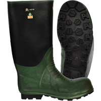 Bottes Journeyman, Caoutchouc, Embout Acier, Pointure 8, Semelle R&eacute;sistant aux perforations Sécurité Médic