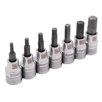 Standard SAE Socket Set, 7 Pcs Sécurité Médic