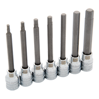 Long SAE Socket Set, 7 Pcs Sécurité Médic