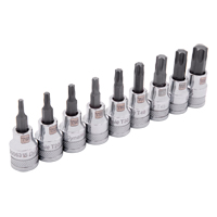 Standard Socket Set, Torx&reg;, 3/8" Drive, 9 Pcs Sécurité Médic