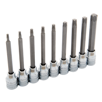 Long Socket Set, Torx&reg;, 3/8" Drive, 9 Pcs Sécurité Médic