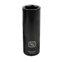 SAE Socket, Impact, 3/8", 1/2" Drive, 6 Points, Deep Sécurité Médic