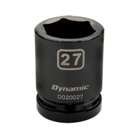 Metric Socket, Impact, 24 mm, 3/4" Drive, 6 Points Sécurité Médic