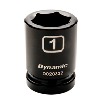 SAE Socket, Impact, 3/4", 3/4" Drive, 6 Points Sécurité Médic