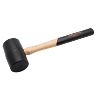 Maillet en caoutchouc, 1 lb, Prise en Bois, 11-3/4" lo Sécurité Médic