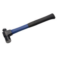 Ball Pein Hammer, 32 oz. Head Weight, Polished Face, Fibreglass Handle Sécurité Médic