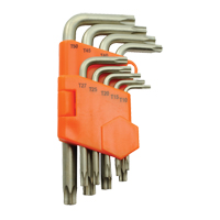 Hex Key Set, 9 Pcs., Torx&reg; Sécurité Médic