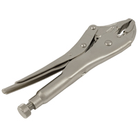 Locking Pliers, 7" Length, Curved Jaw Sécurité Médic