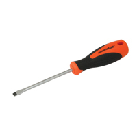 Slotted Screwdriver, 3/16" Tip, Round, 8" L, Cushion Grip Handle Sécurité Médic