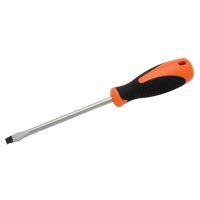 Slotted Screwdriver, 5/16" Tip, Round, 10-5/8" L, Cushion Grip Handle Sécurité Médic