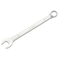 Combination Wrench, 12 Point, 1/4", Chrome Finish Sécurité Médic
