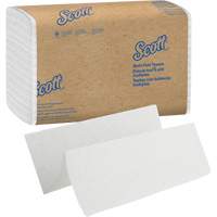 Scott&reg; Essential Multi-Fold Paper Towels, 1 Ply, 9-2/5" L x 9-1/5" W, 250 /Pack Sécurité Médic