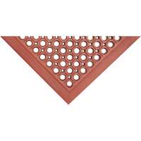 Competitor Series Mats, Slotted, 3' x 5' x 7/8", Orange, Natural Rubber Sécurité Médic