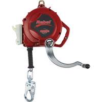 Rebel Self-Retracting Lifeline, 50', Galvanized Steel, Swivel Sécurité Médic