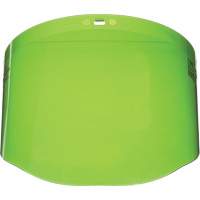 Faceshield Window, Polycarbonate, Green Tint Sécurité Médic