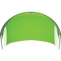 Faceshield Window, Polycarbonate, Green Tint Sécurité Médic