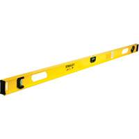 Top-Read Level, I-Beam, 4' L, Aluminum, 3, Non-Magnetic Sécurité Médic