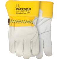 Double Trouble Gloves, One Size, Grain Cowhide Palm Sécurité Médic