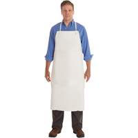 AlphaTec&reg; 56-101 PVC Apron, PVC/Vinyl, White, 33" W x 44" L Sécurité Médic
