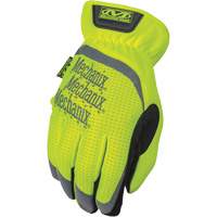 FastFit&reg; High-Visibility Work Gloves, Synthetic Palm, Size Medium/9 Sécurité Médic