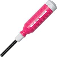Tournevis multi embouts Original Pink 15-en-1, 8-37/50" lo, Prise Textur&eacute; Sécurité Médic